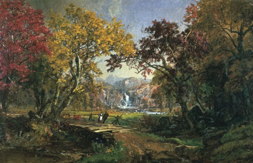 Couple on a Bridge' c1876