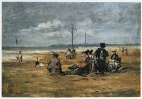 On the Beach', c1863