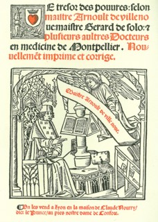 Title page of "Le Tresor des Pauvres"