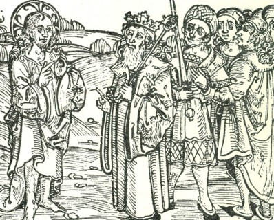 The Risen Christ appearing to the king of Spain