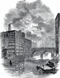 Manchester at night