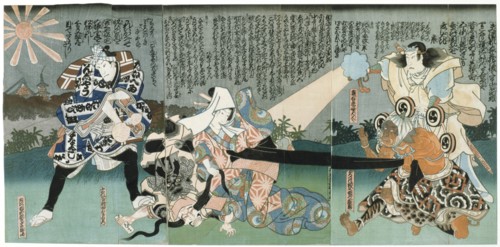 Kabuki theatre scene
