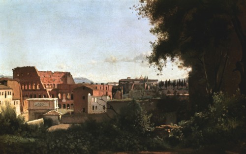 The Colosseum seen from the Farnese Gardens', 1826