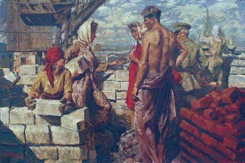 Ryabinin, Construction du Nouveau Moscou