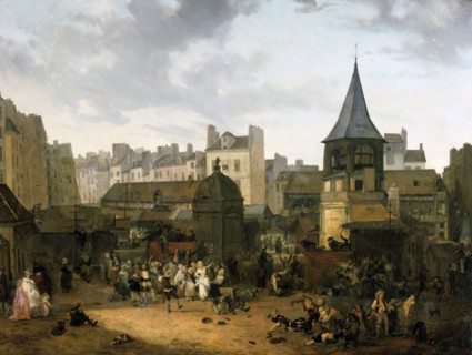 Debucourt, Réjouissances aux Halles