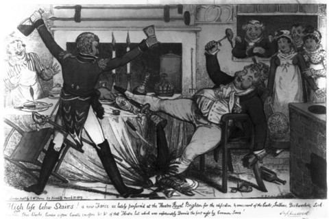 Cruikshank, High Life below stairs