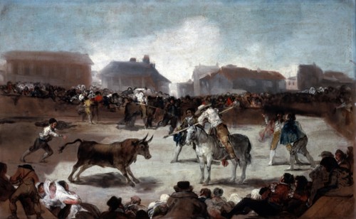 Goya, Corrida dans un village