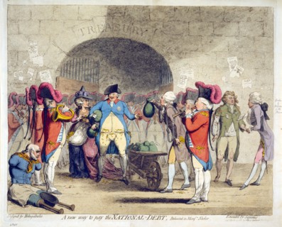 Gillray, Un nouveau moyen de payer les dettes nationales