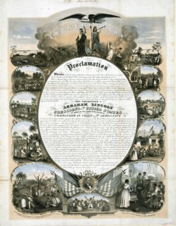Proclamation d'Emancipation des esclaves noir américains