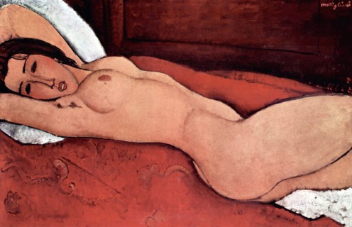 Modigliani, Nu couché les bras croisés derrière la tête