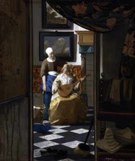 Vermeer, La Lettre d'amour