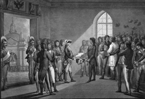 Kosciusko and the Polish nobles obtaining their liberty by the generosity of the Emperor Paul I