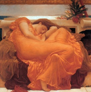 Frederic Leighton 1830-1896 Flaming June 1895