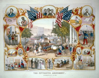 Célébration du 15e amendement de la Constitution des Etats-Unis