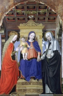 Bergognone, La Vierge à l'Enfant et des Saints