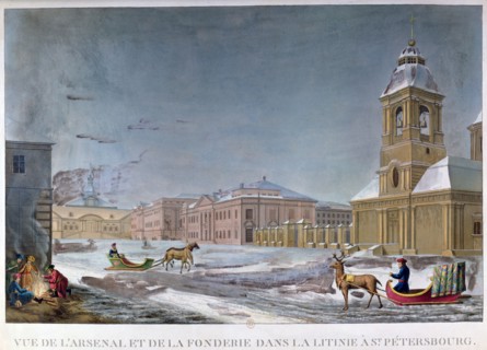 Saint Pétersbourg l'hiver