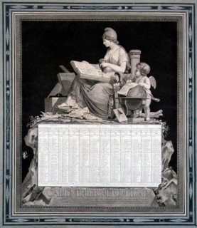 Calendrier français républicain pour 1794