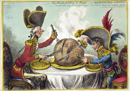 Gillray, Le Plum pudding en danger