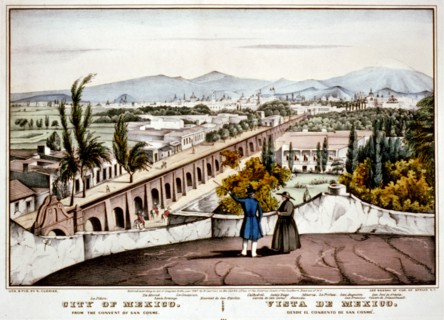 Panoramic view of Mexico City