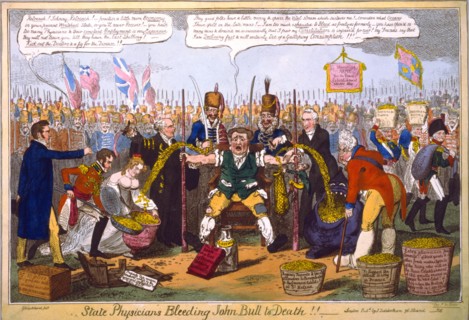 State Physicians Bleeding John Bull to Death!!