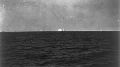The iceberg that sank the White Star Line's Olympic-class RMS Titanic