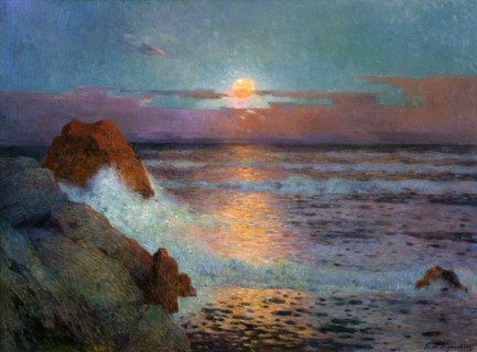 Sunset Over the Sea'