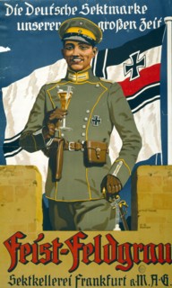 Affiche d'un officier de l'Armée allemande