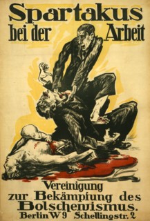 Affiche politique allemande