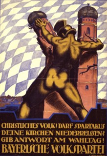 Affiche politique allemande