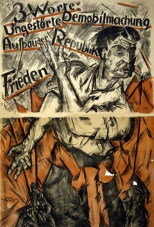 Affiche politique allemande