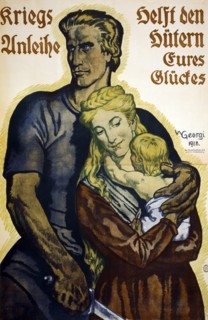 Première guerre mondiale : affiche allemande