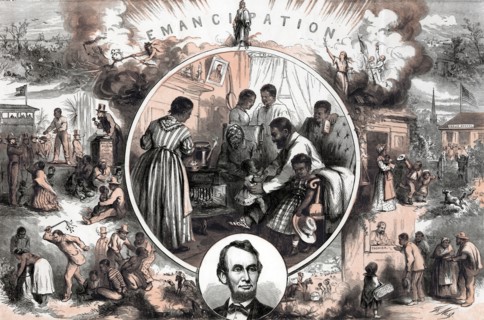 Nast, Célébration de l'émancipation des esclaves