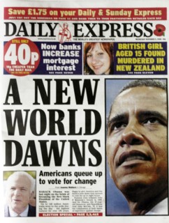 Première page de "The Independent"