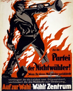 German political poster