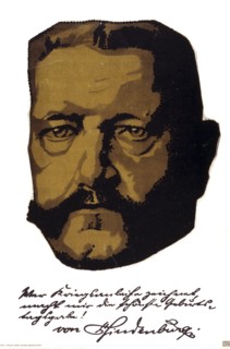 General Field Marshall Paul von Hindenburg poster