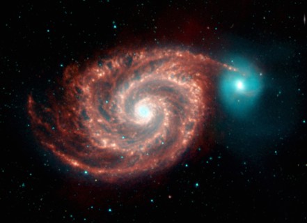 Image infrarouge prise du téléscope spatial Spitzer
