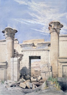 Weston, Entrée du temple Ramsès III