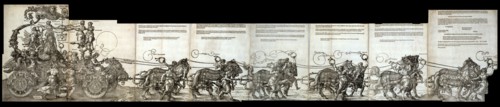 Dürer, Le char triomphal de l'empereur Maximilien Ier