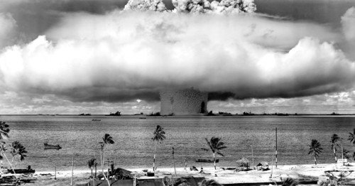 United States detonating an atomic bomb