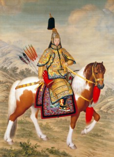 Castiglione, L'Empereur Qianlong à cheval
