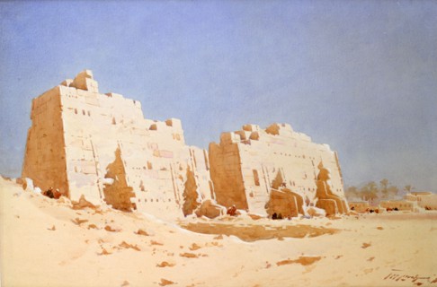 Lamplough, Le Huitième pylône à Karnak