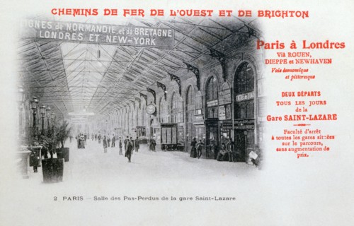 Gare Saint-Lazare, Paris - France
