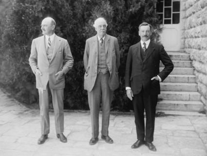 La visite de Lord Balfour à l'Université Hébraïque de Jérusalem