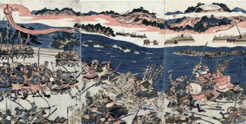 Katsukawa, Bataille de Kawanakajima