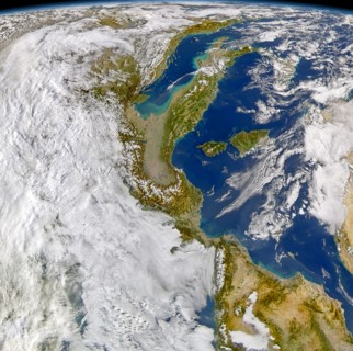 Winter storm raced across the Mediterranean on November 13 and 14, 2004