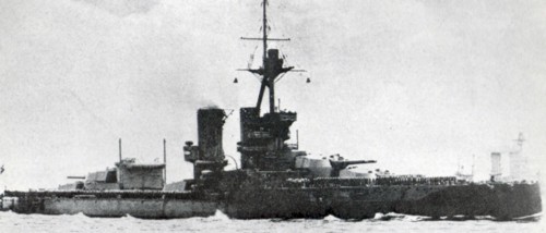 British battleship HMS 'Iron Duke'