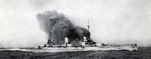 German battlecruiser 'Moltke' built 1909-1911