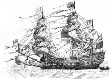 HMS Sovereign of the Seas was a 90-gun