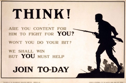Think! Are you content for him to fight for you?