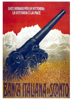 World War I Italian poster